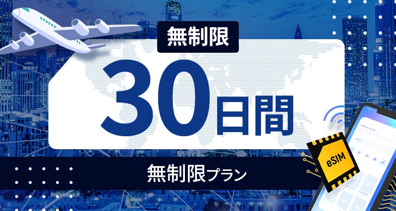 アラブ首長国連邦 無制限 / 30日間